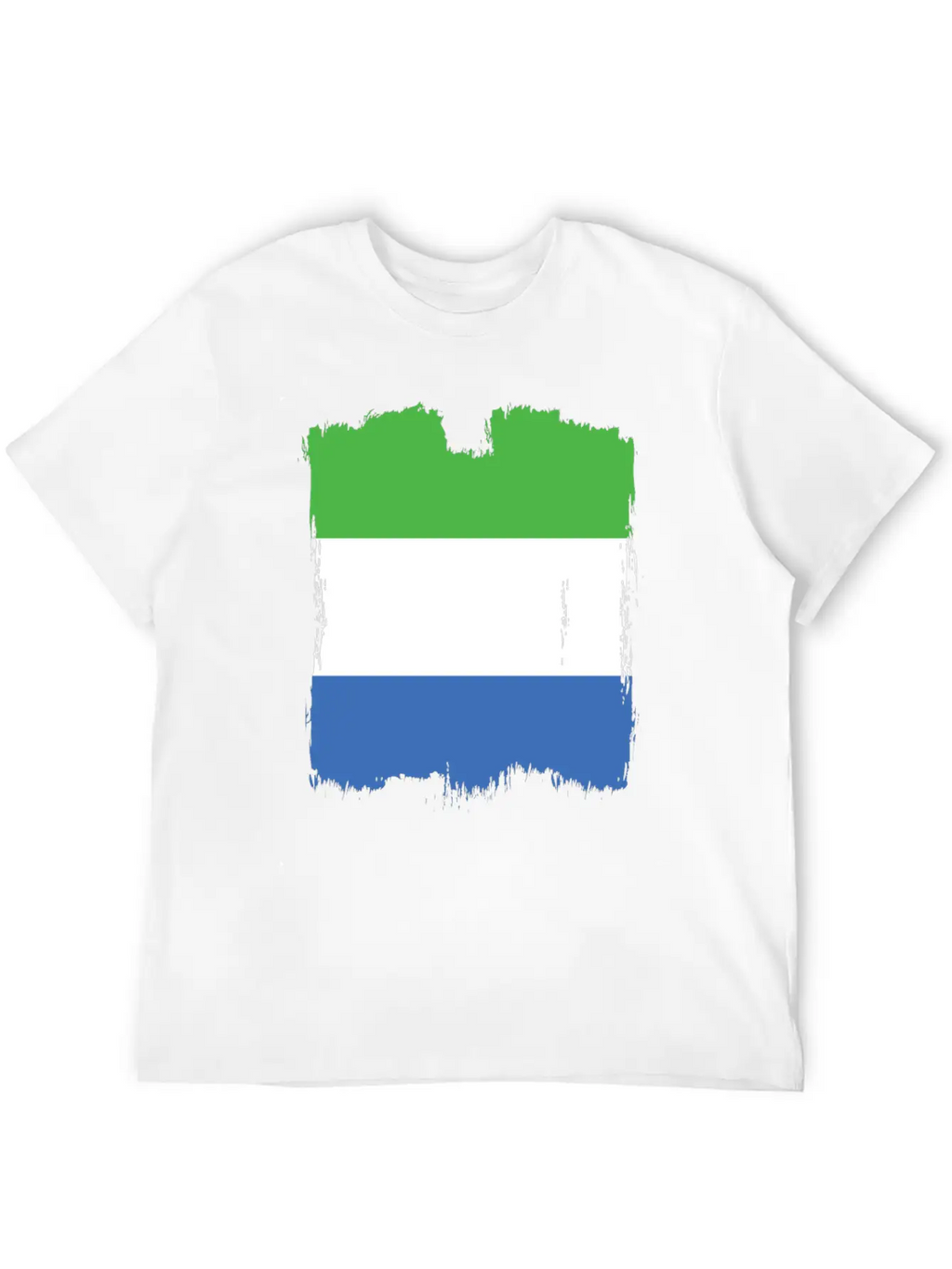 Sierra Leone Flag Stylish Everyday T-Shirt – Unisex Basic Cotton Tee