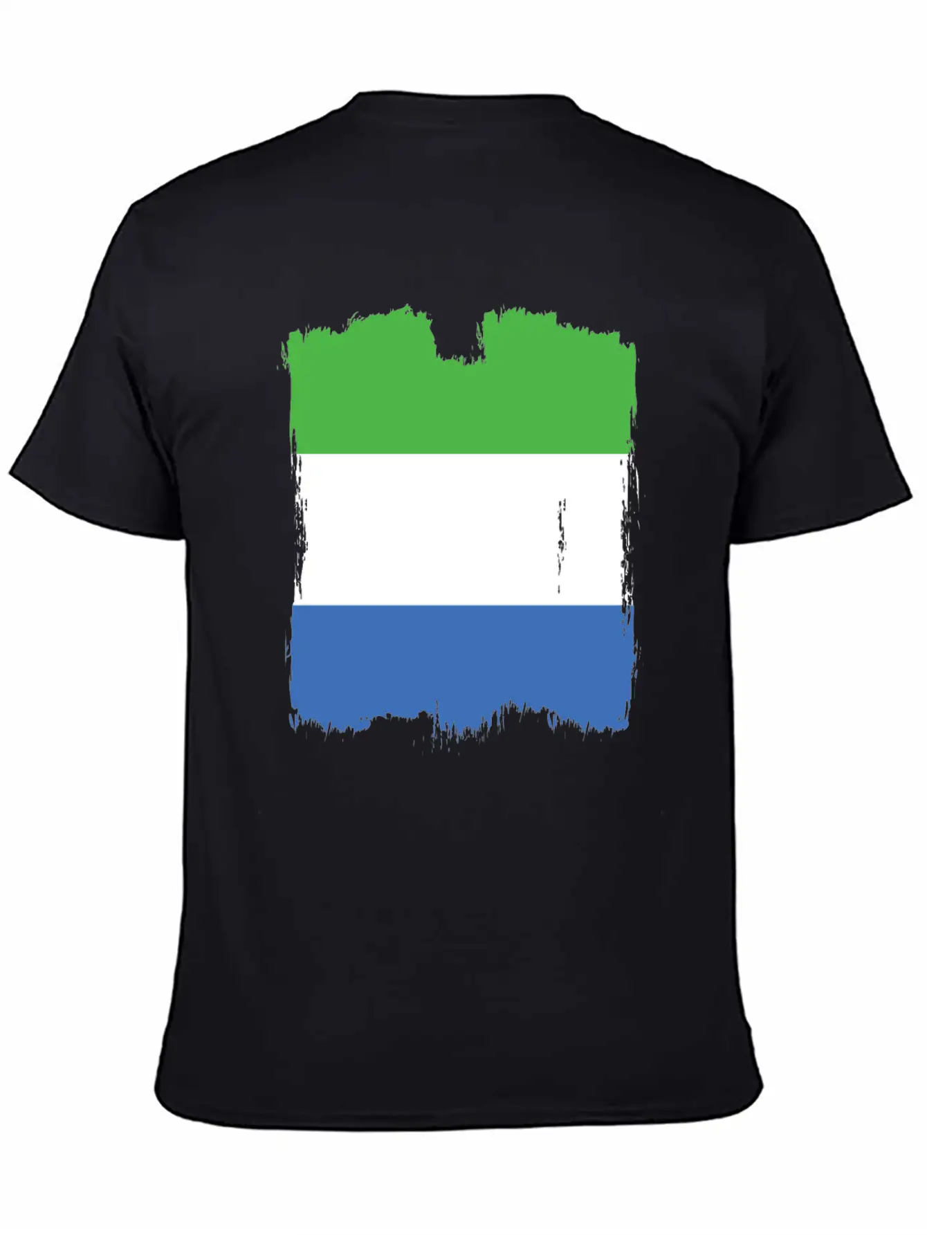 Sierra Leone Flag Stylish Everyday T-Shirt – Unisex Basic Cotton Tee