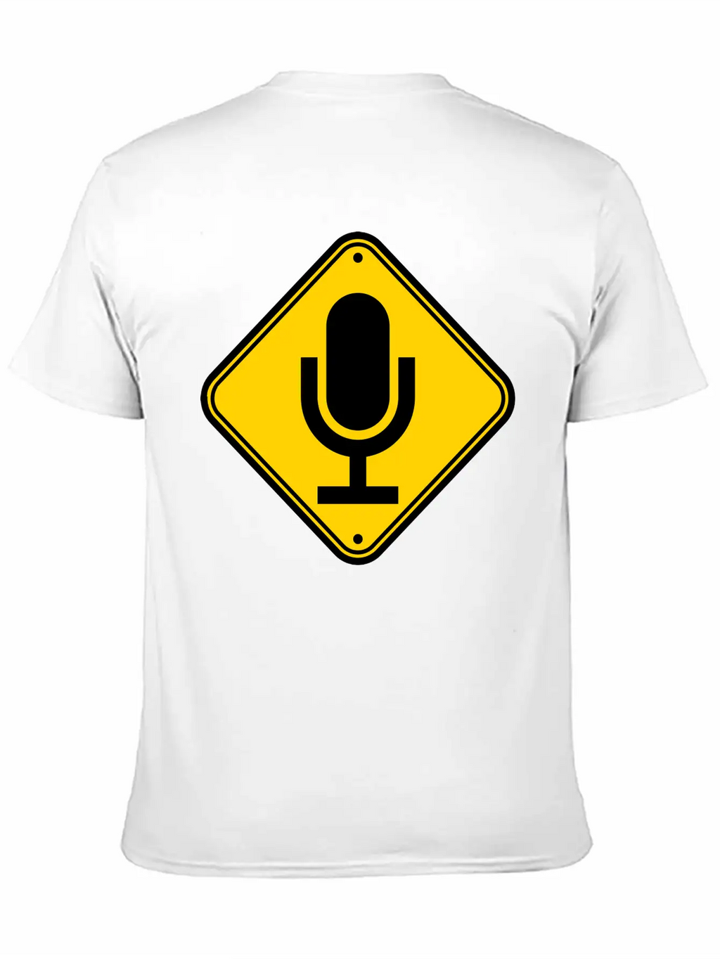 Sign Note Microphone Stylish Everyday T-Shirt – Unisex Basic Cotton Tee