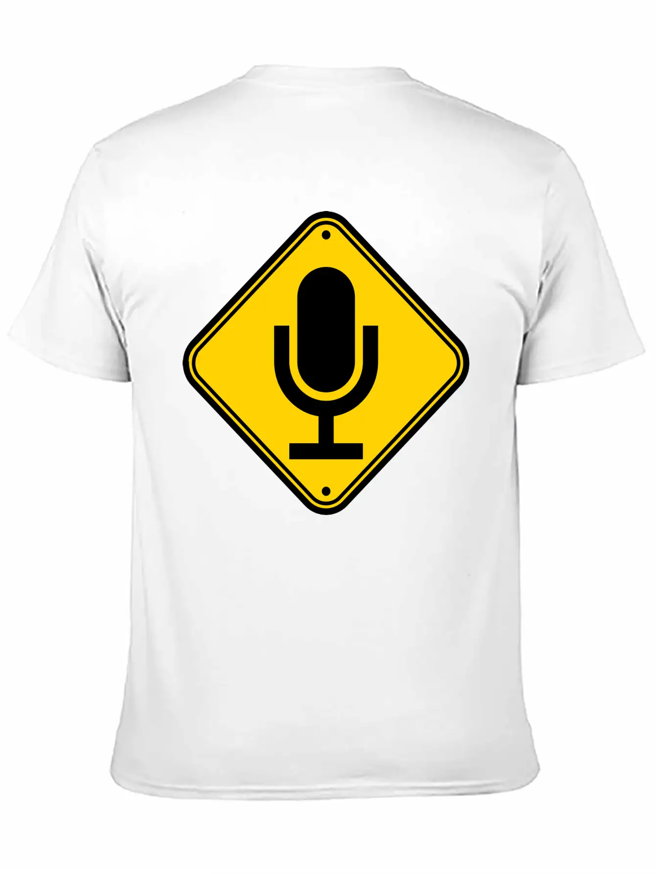 Sign Note Microphone Stylish Everyday T-Shirt – Unisex Basic Cotton Tee