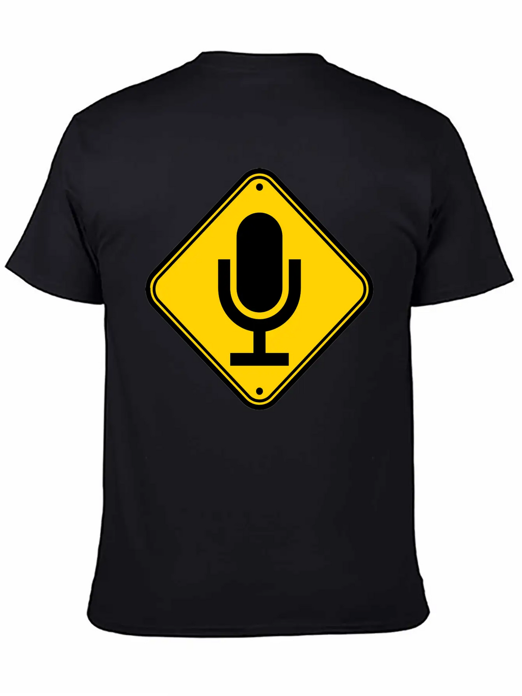 Sign Note Microphone Stylish Everyday T-Shirt – Unisex Basic Cotton Tee