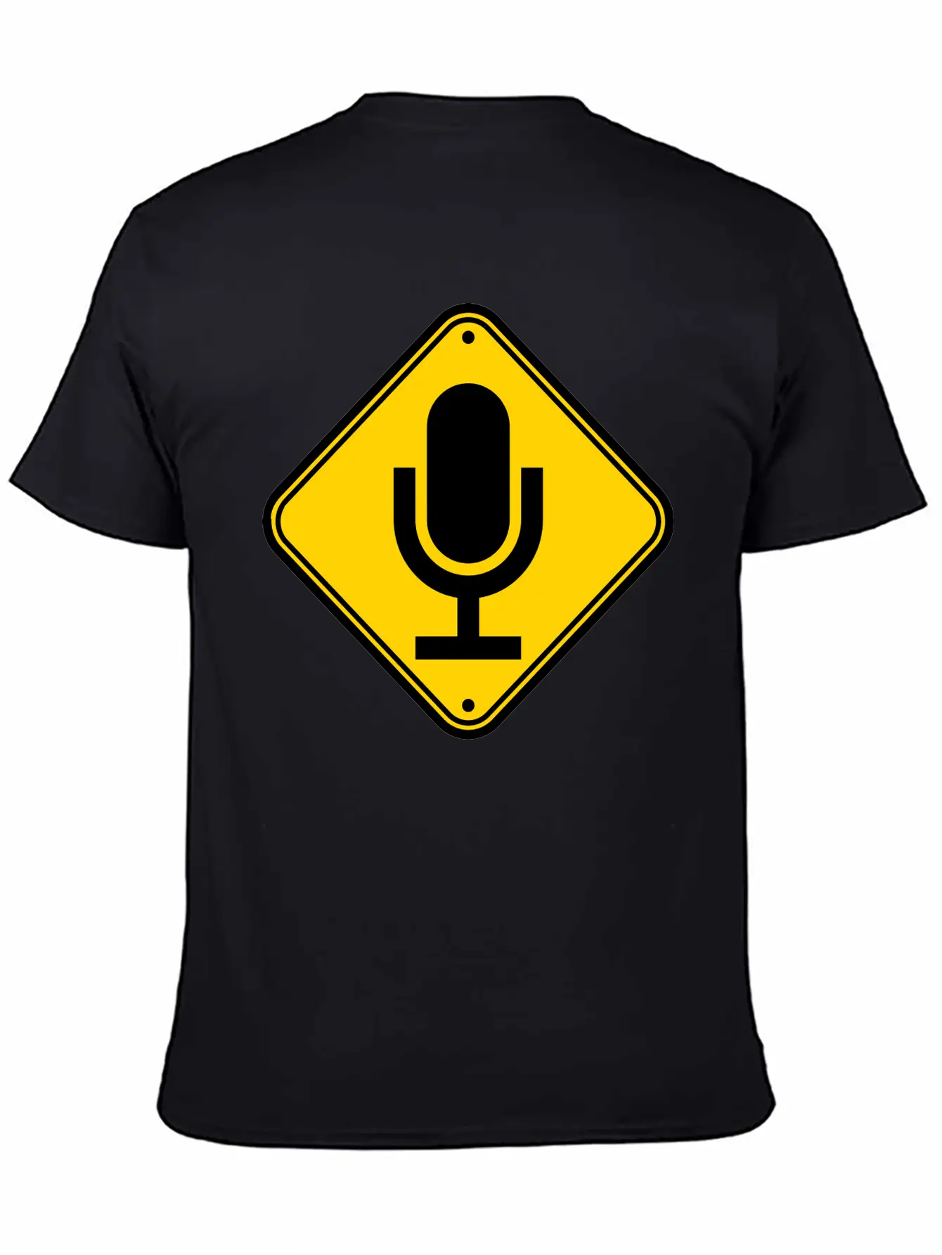Sign Note Microphone Stylish Everyday T-Shirt – Unisex Basic Cotton Tee