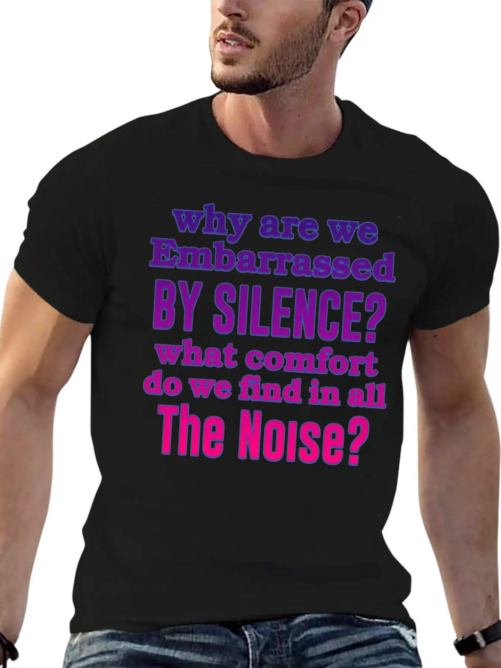 Silence Essential Cotton Tee For Daily Outfits – Unisex Style