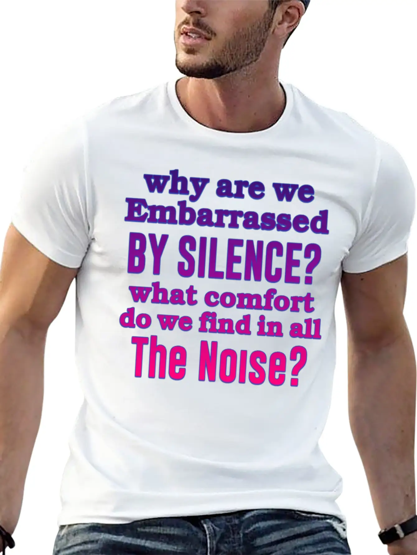 Silence Essential Cotton Tee For Daily Outfits – Unisex Style