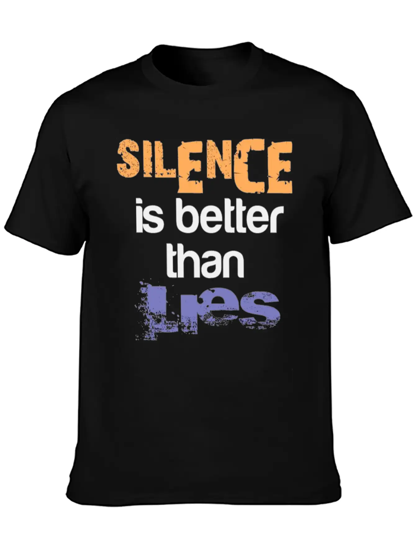 Silence Is Better Casual Graphic T-Shirt – Simple And Comfortable Daily Wear
