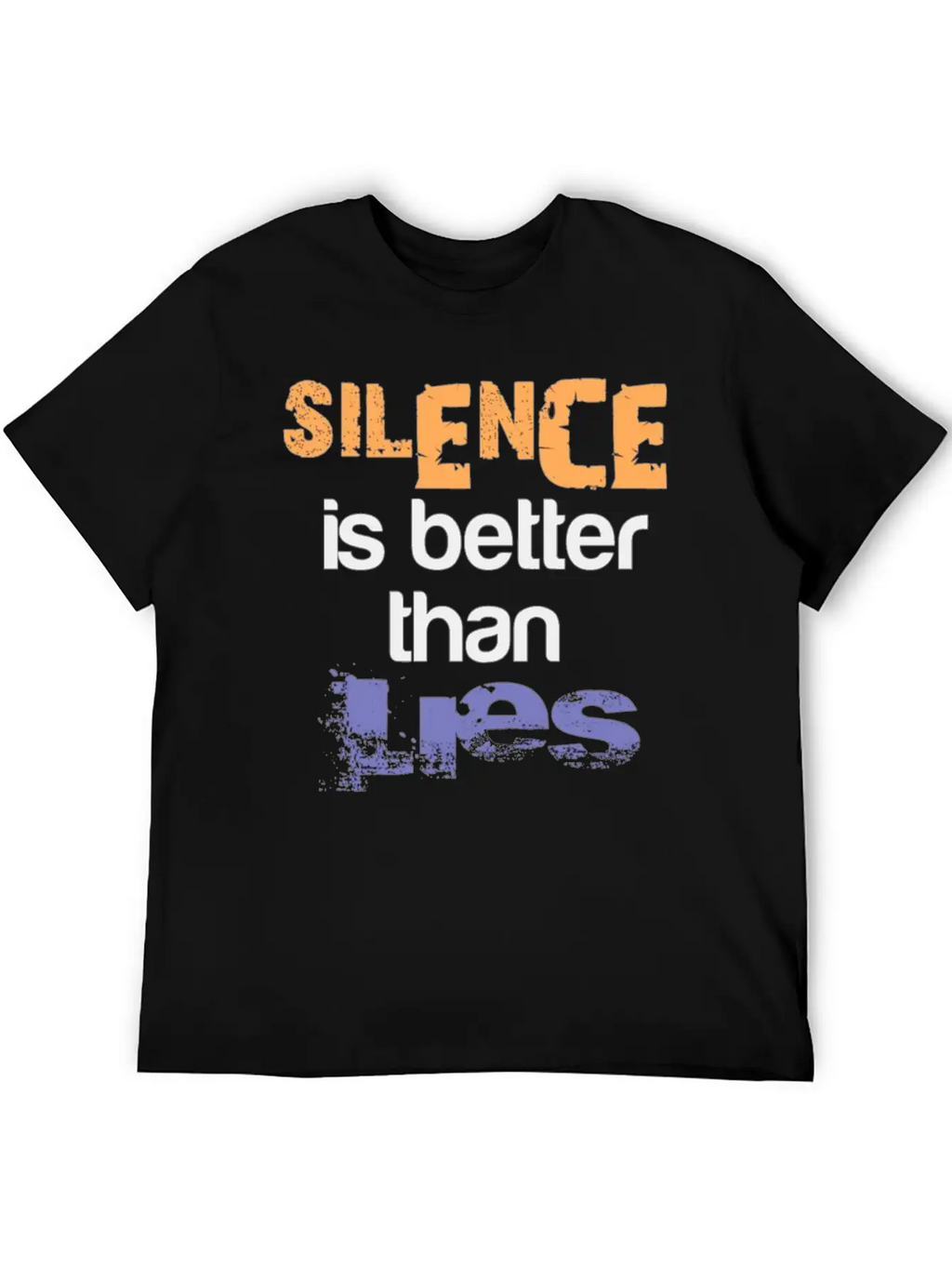 Silence Is Better Casual Graphic T-Shirt – Simple And Comfortable Daily Wear