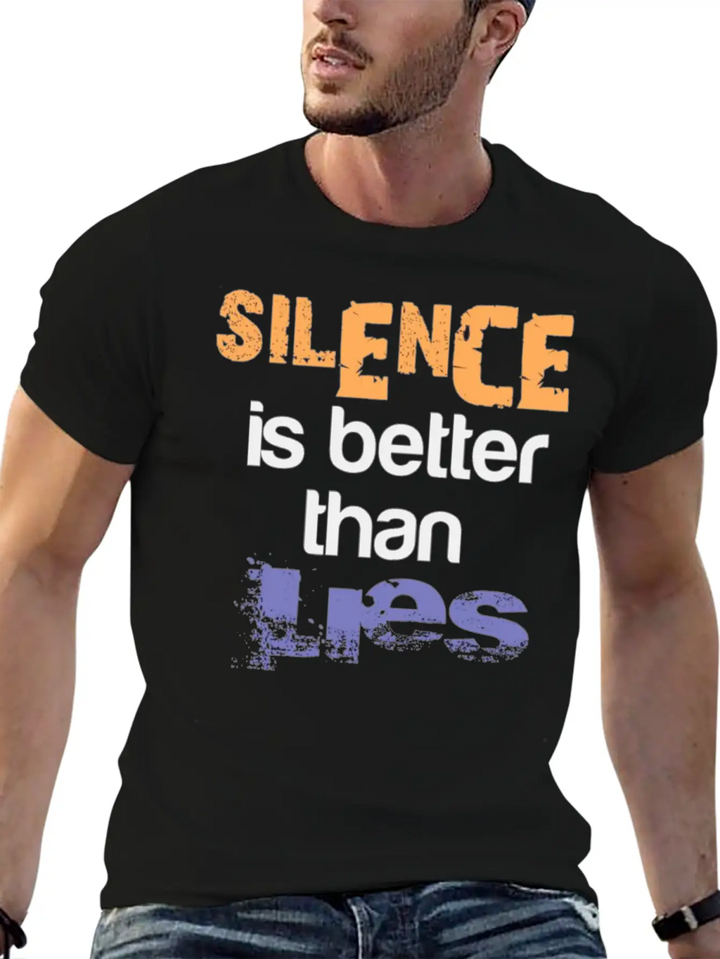 Silence Is Better Casual Graphic T-Shirt – Simple And Comfortable Daily Wear