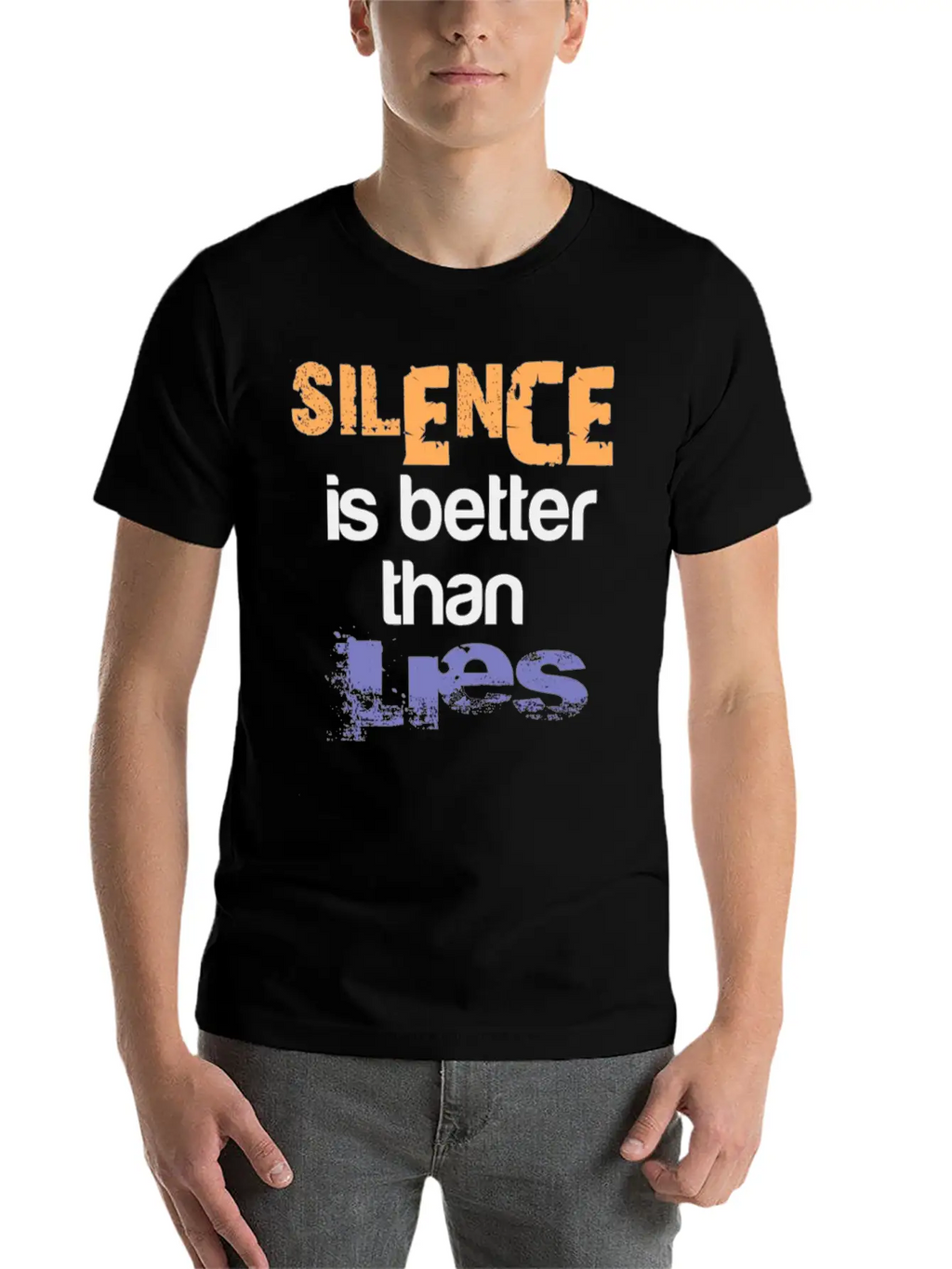 Silence Is Better Casual Graphic T-Shirt – Simple And Comfortable Daily Wear