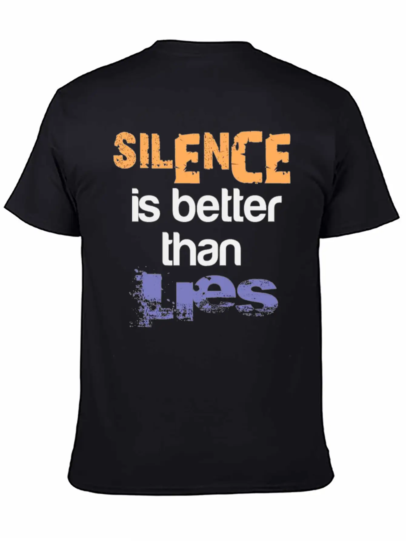 Silence Is Better Casual Graphic T-Shirt – Simple And Comfortable Daily Wear