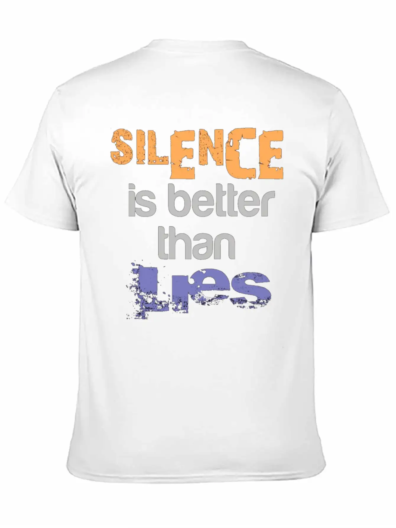Silence Is Better Casual Graphic T-Shirt – Simple And Comfortable Daily Wear