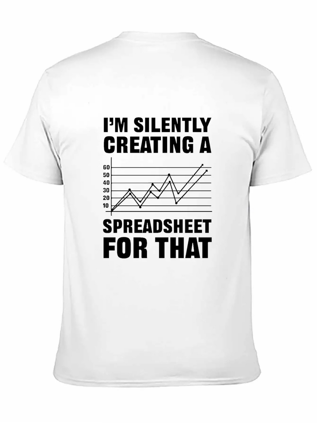 Silently Creating A Spreadsheet. Actuary Unisex Casual T-Shirt – Clean Design For Daily Comfort