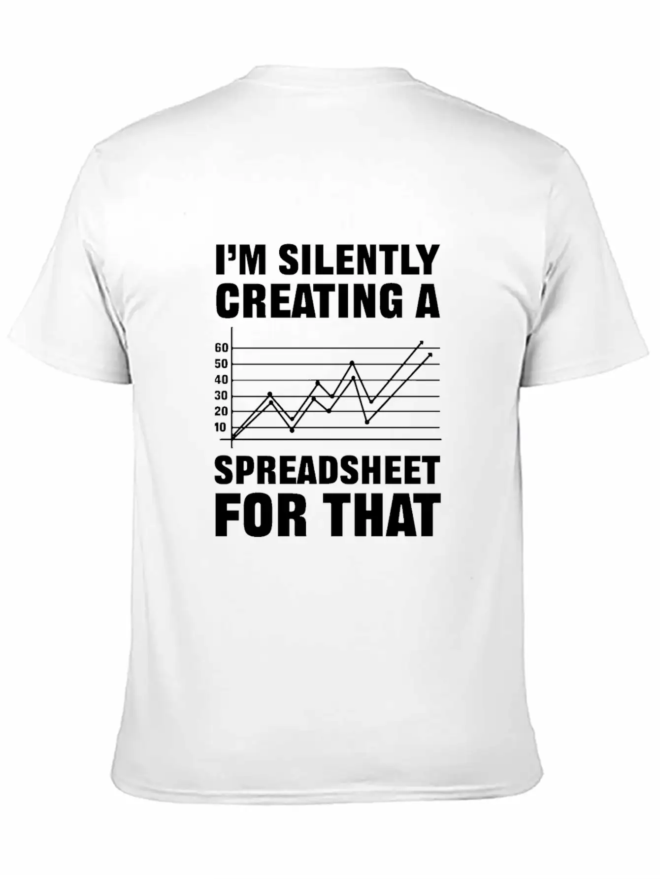 Silently Creating A Spreadsheet. Actuary Unisex Casual T-Shirt – Clean Design For Daily Comfort