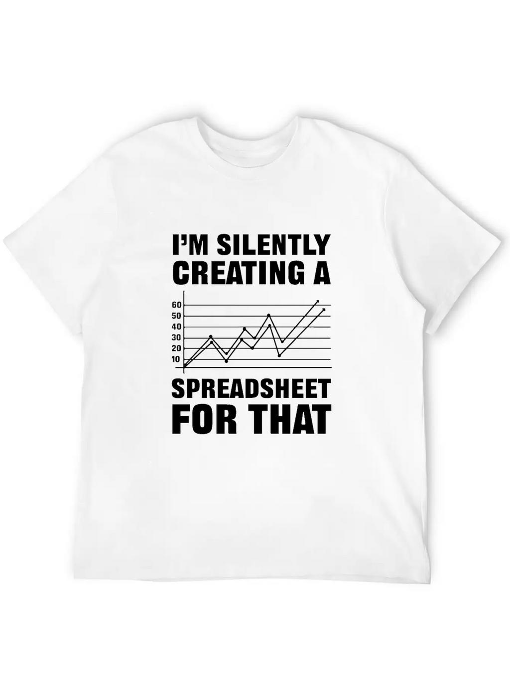 Silently Creating A Spreadsheet. Actuary Unisex Casual T-Shirt – Clean Design For Daily Comfort