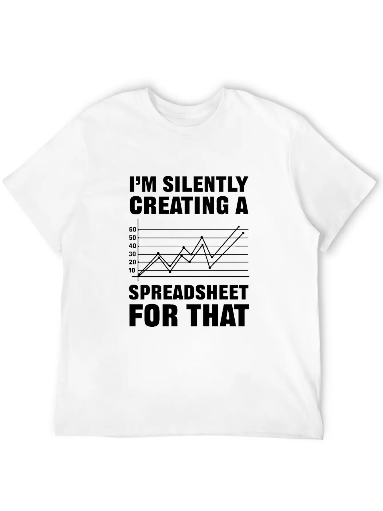 Silently Creating A Spreadsheet. Actuary Unisex Casual T-Shirt – Clean Design For Daily Comfort
