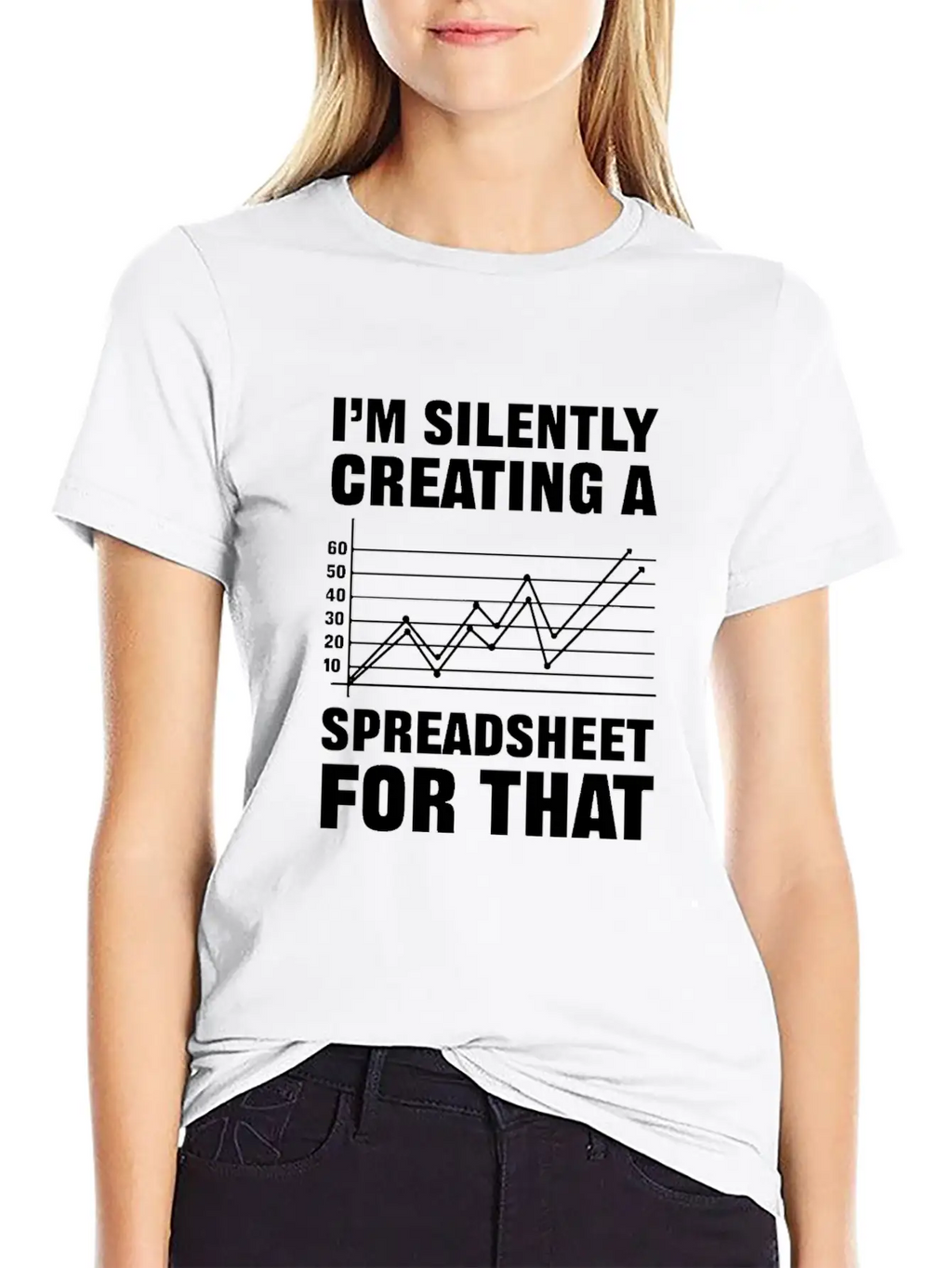Silently Creating A Spreadsheet. Actuary Unisex Casual T-Shirt – Clean Design For Daily Comfort