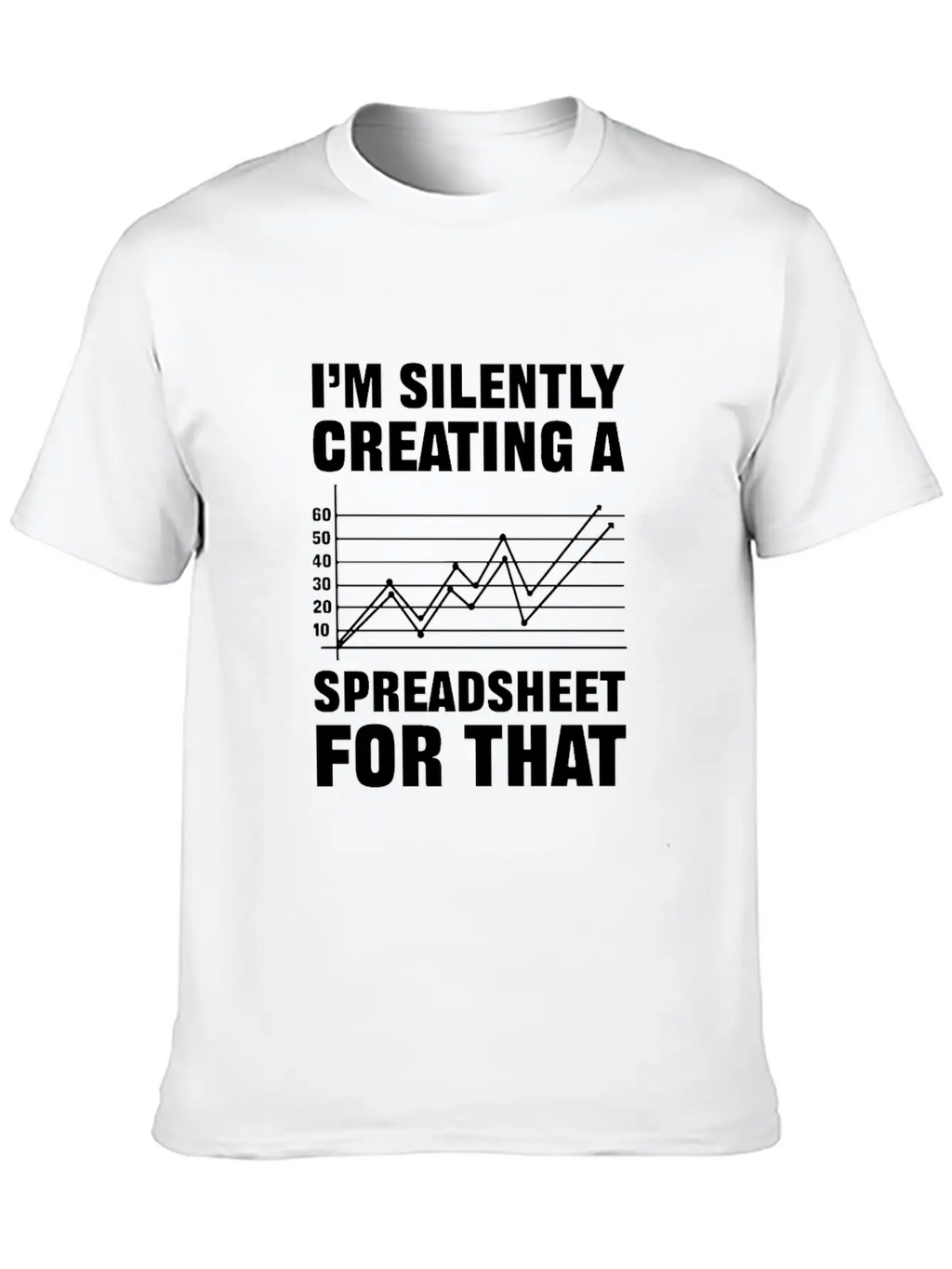 Silently Creating A Spreadsheet. Actuary Unisex Casual T-Shirt – Clean Design For Daily Comfort