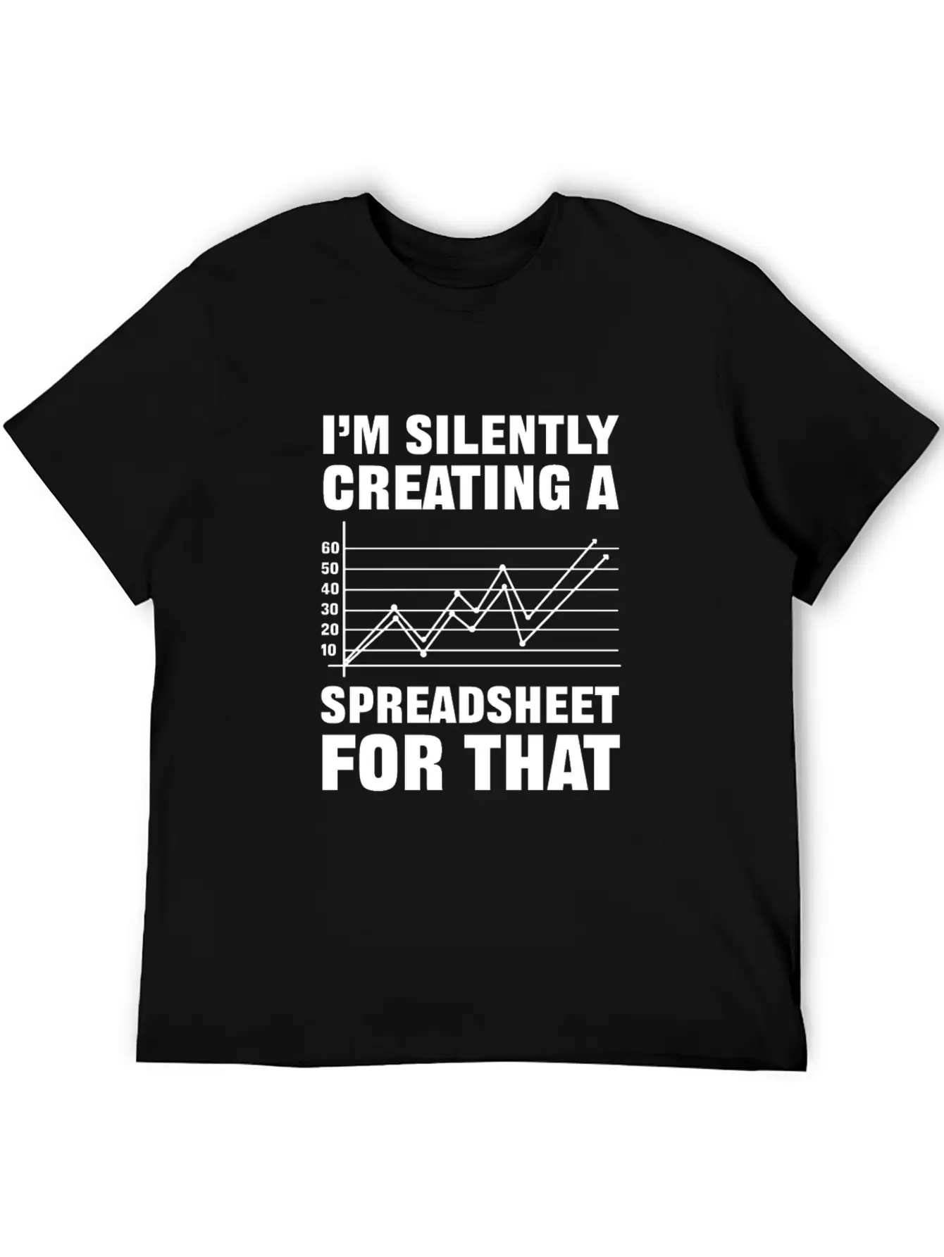 Silently Creating A Spreadsheet. Actuary Unisex Casual T-Shirt – Clean Design For Daily Comfort