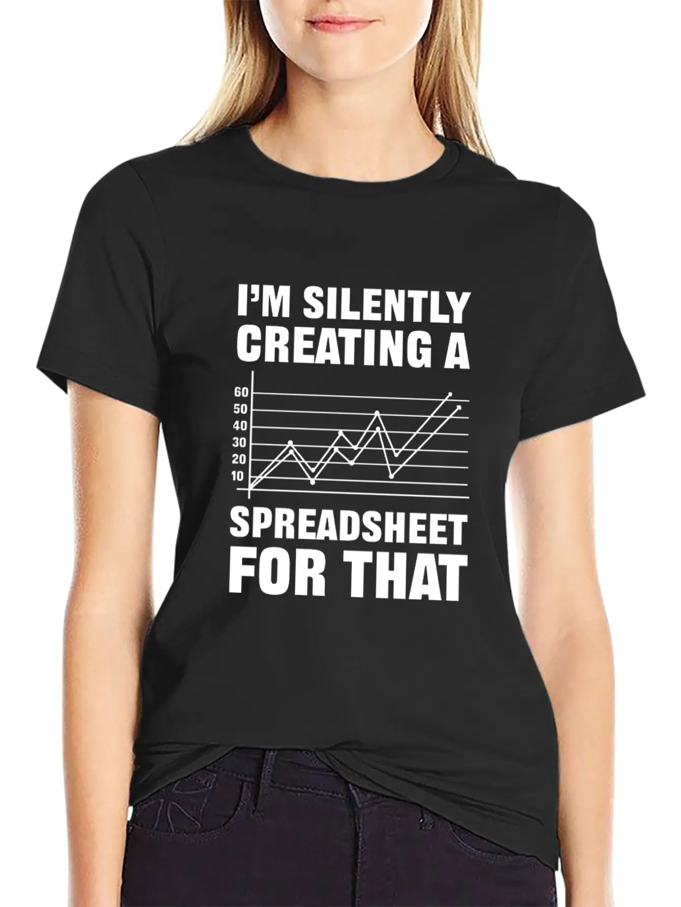 Silently Creating A Spreadsheet. Actuary Unisex Casual T-Shirt – Clean Design For Daily Comfort