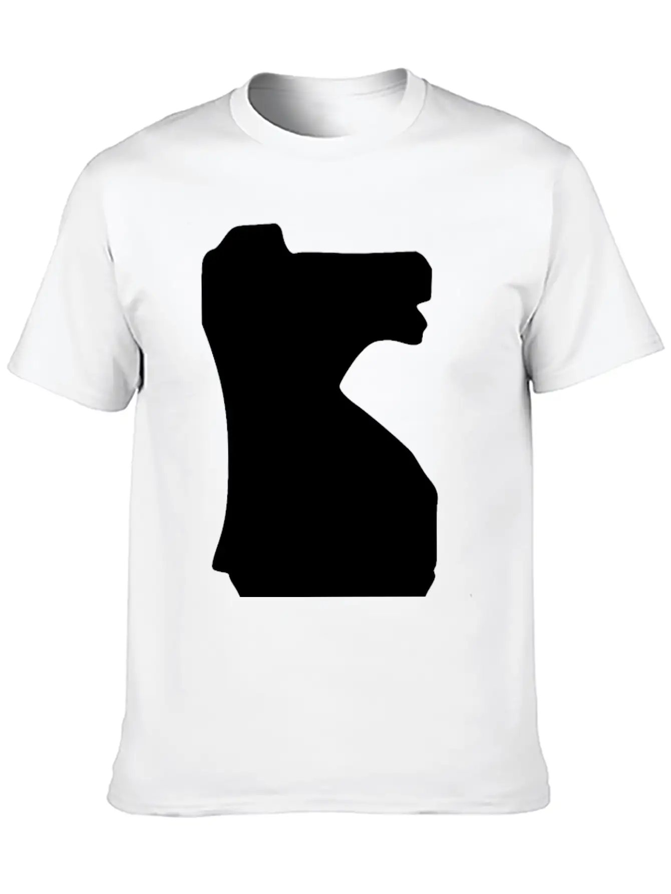 Silhouette Chess Piece REMIX – Knight / Caballo Essential Cotton Tee For Daily Outfits – Unisex Style
