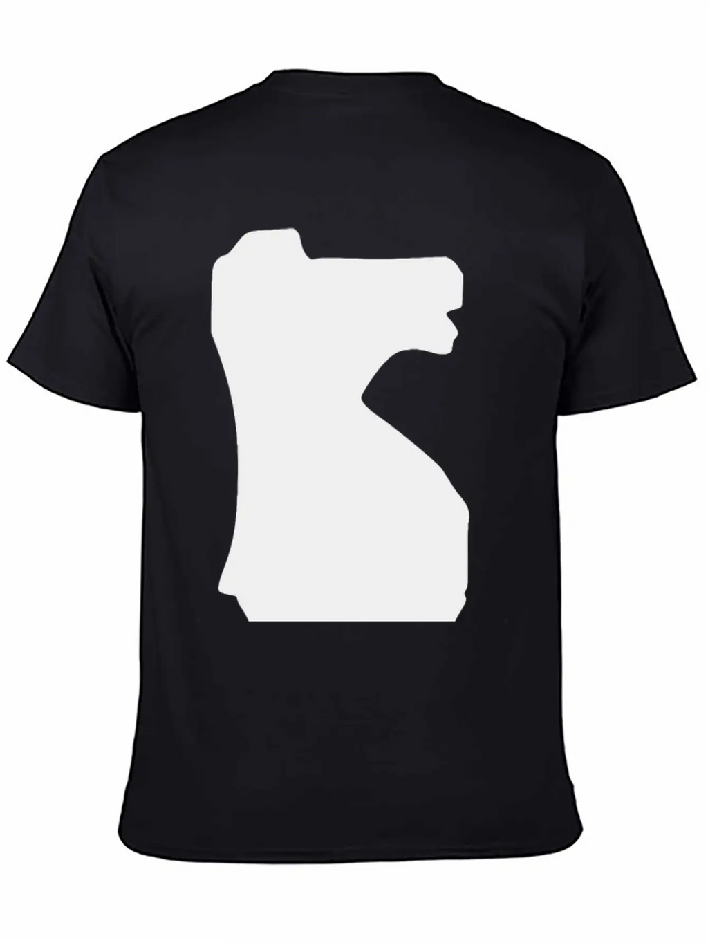 Silhouette Chess Piece REMIX – Knight / Caballo Essential Cotton Tee For Daily Outfits – Unisex Style