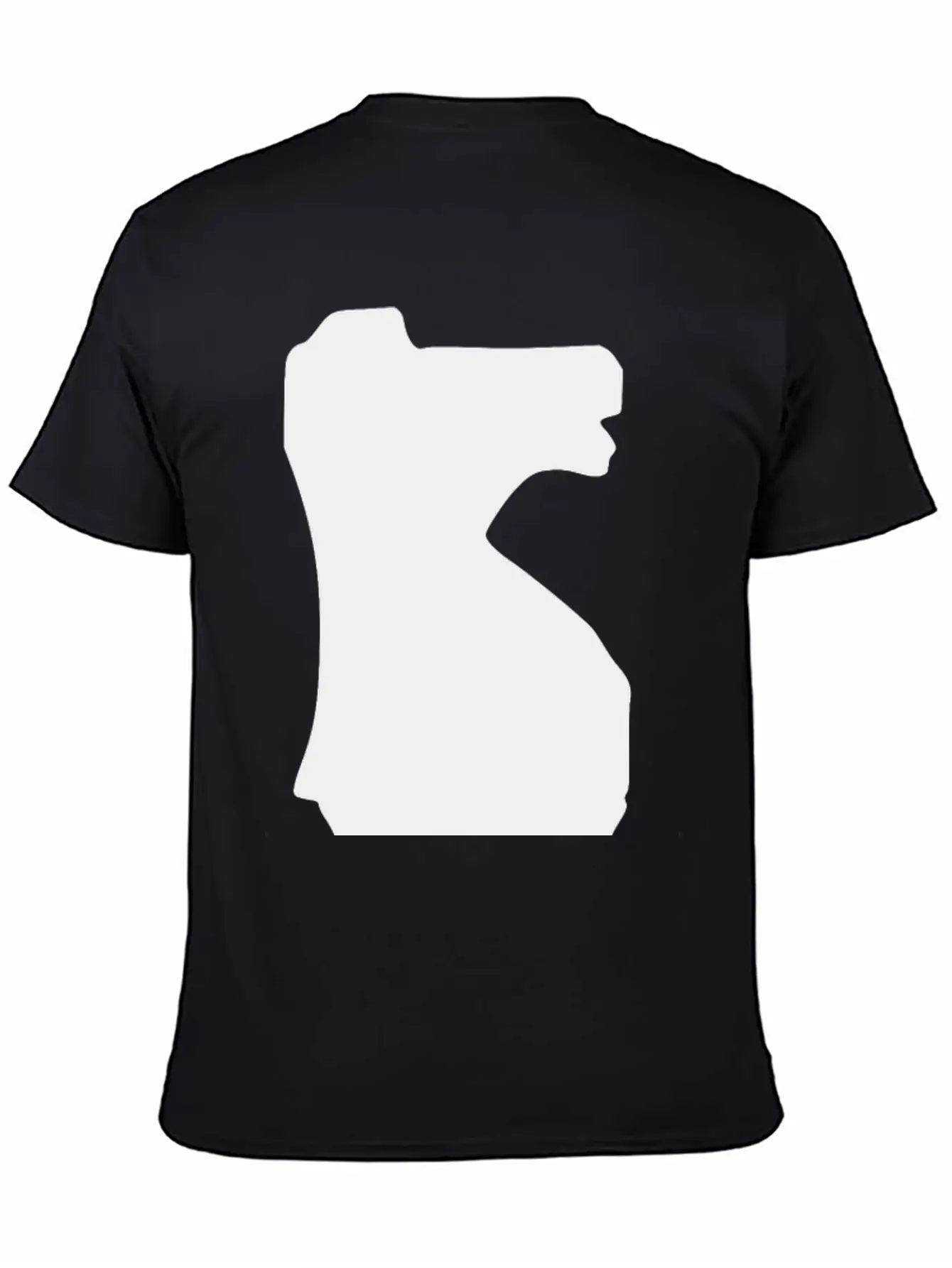Silhouette Chess Piece REMIX – Knight / Caballo Essential Cotton Tee For Daily Outfits – Unisex Style