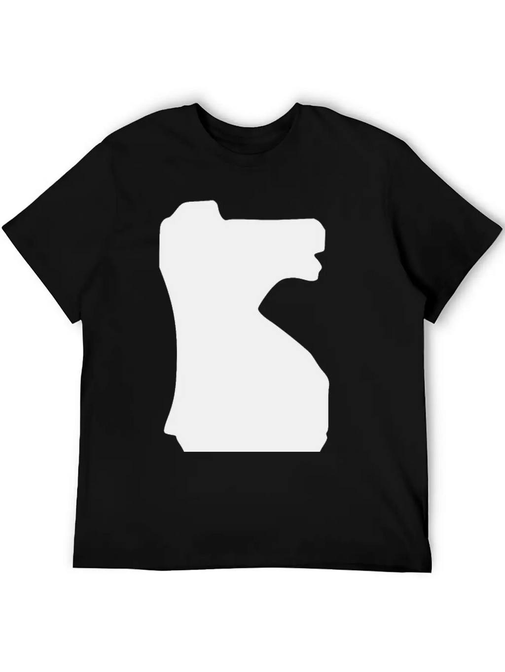 Silhouette Chess Piece REMIX – Knight / Caballo Essential Cotton Tee For Daily Outfits – Unisex Style