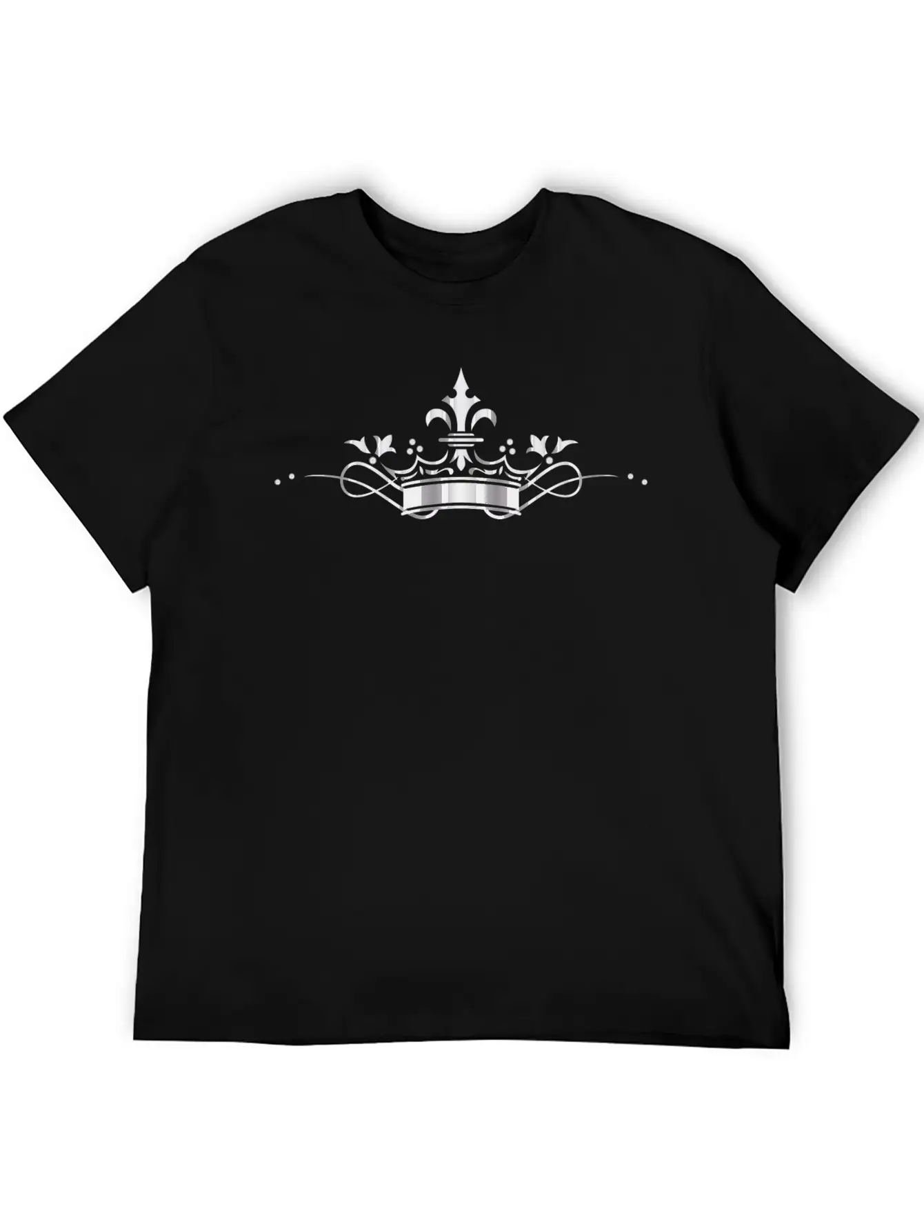 Silver Crown Unisex Casual T-Shirt – Clean Design For Daily Comfort