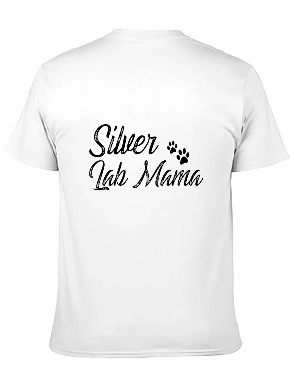 Silver Lab Mama Casual Graphic T-Shirt – Simple And Comfortable Daily Wear