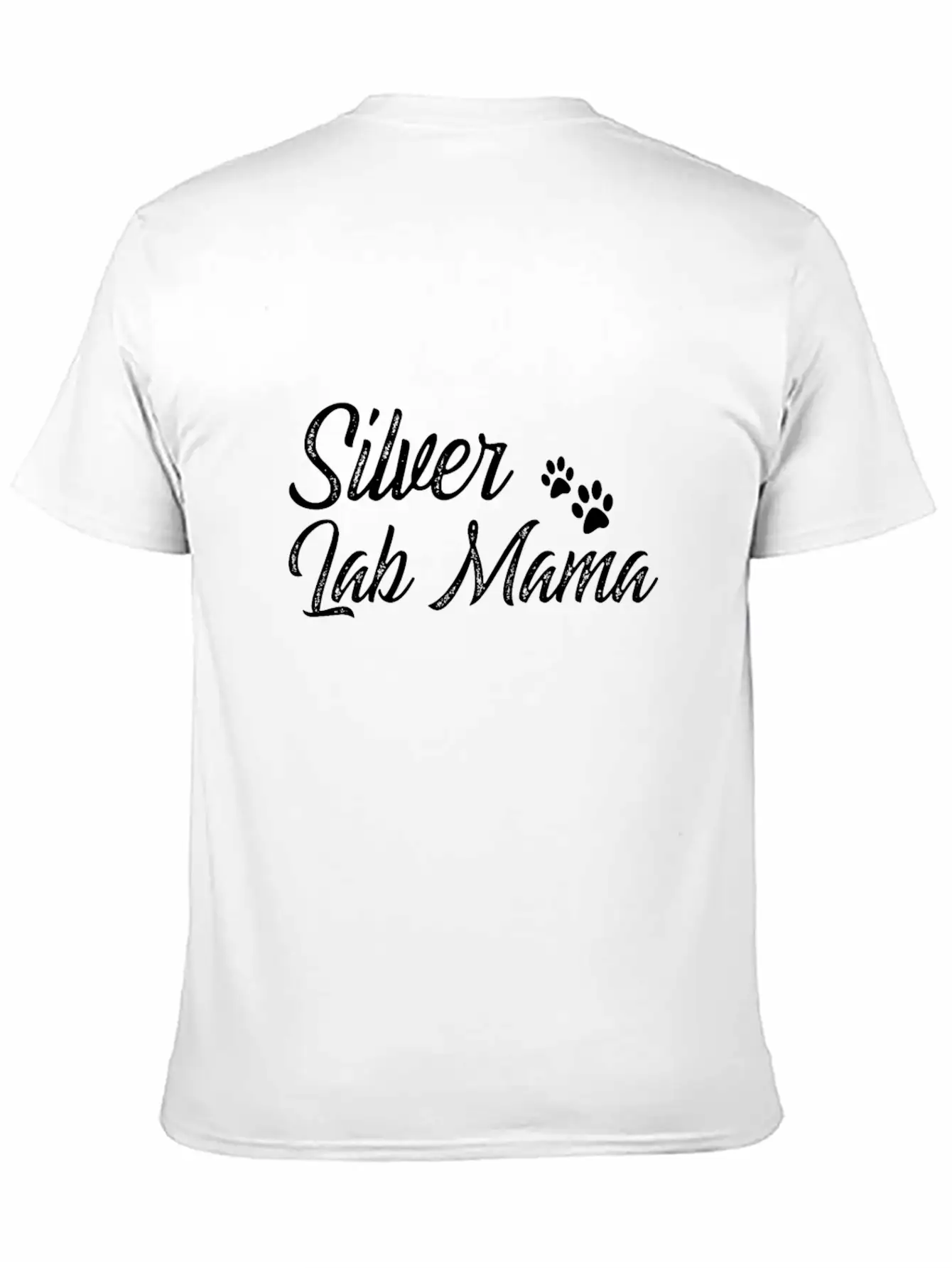 Silver Lab Mama Casual Graphic T-Shirt – Simple And Comfortable Daily Wear