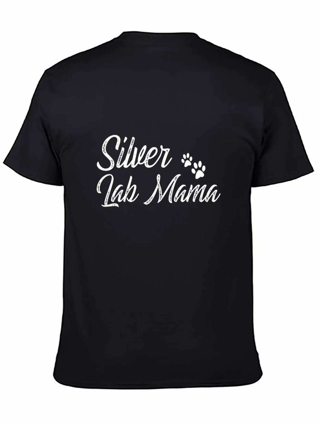 Silver Lab Mama Casual Graphic T-Shirt – Simple And Comfortable Daily Wear