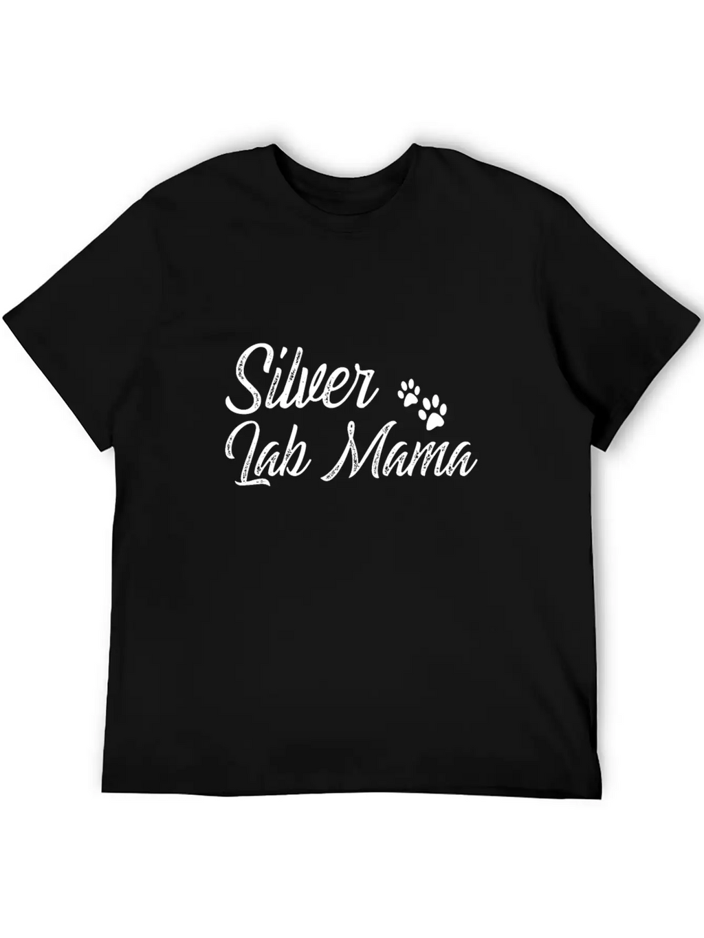 Silver Lab Mama Casual Graphic T-Shirt – Simple And Comfortable Daily Wear