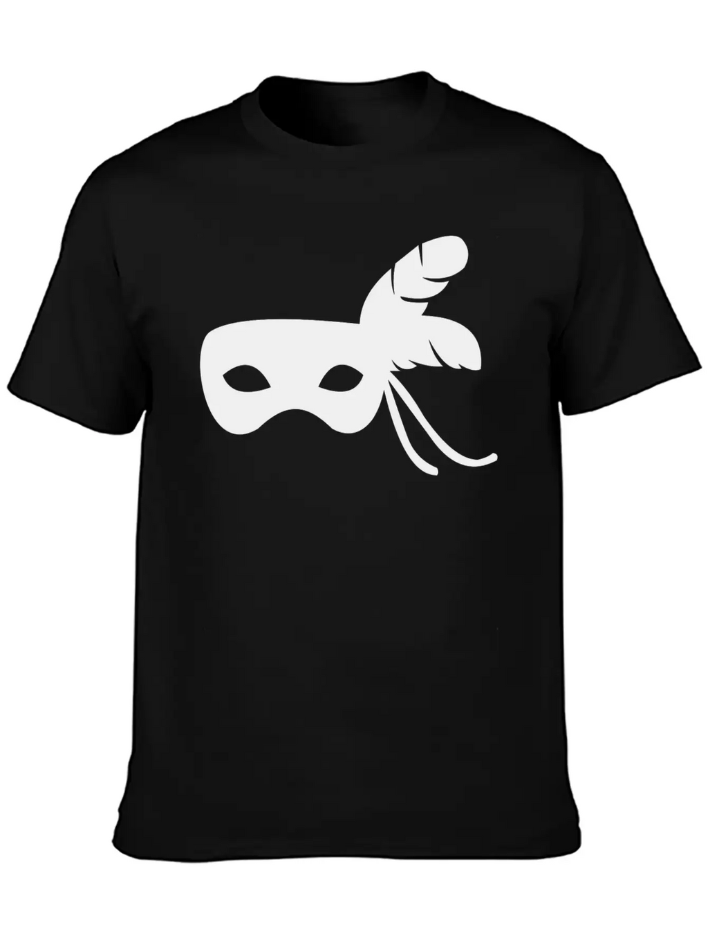 Silver Mask Unisex Short Sleeve Soft Cotton T-Shirt – Casual Everyday Wear