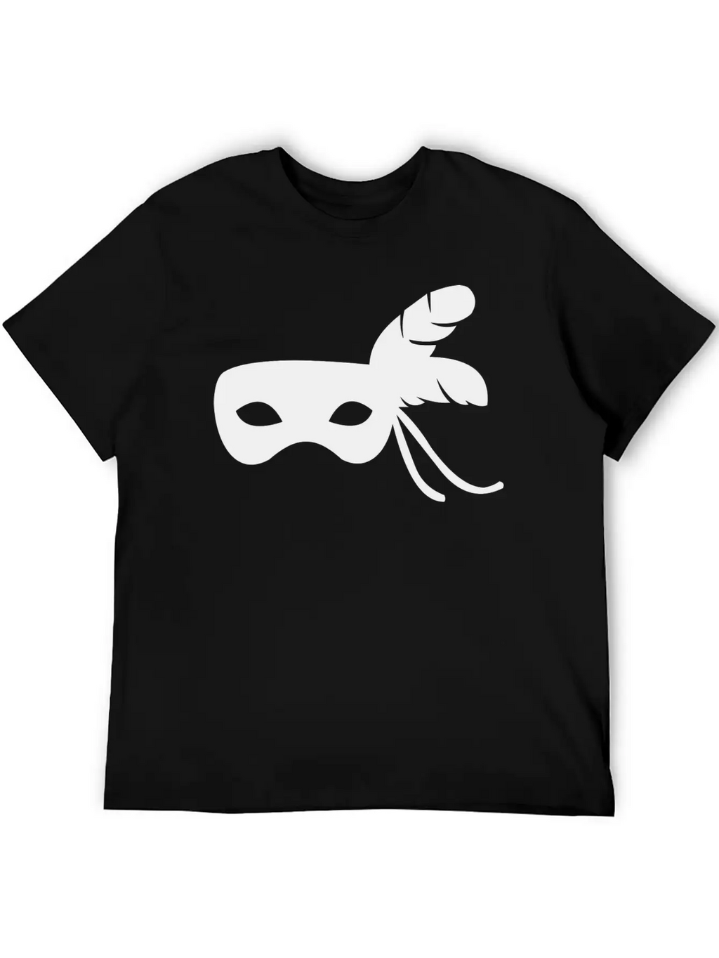 Silver Mask Unisex Short Sleeve Soft Cotton T-Shirt – Casual Everyday Wear