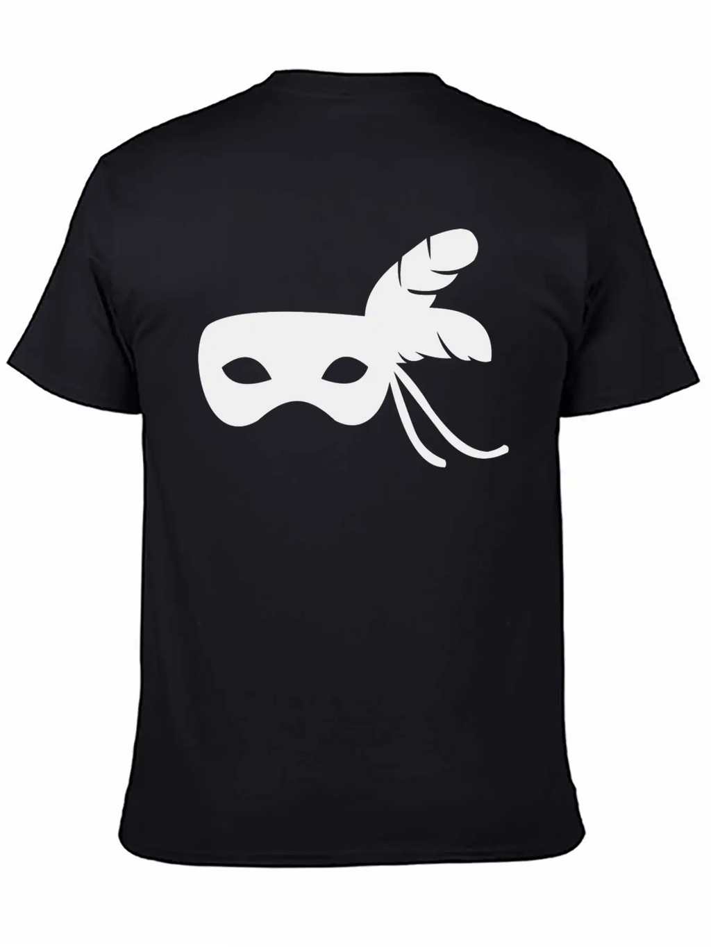 Silver Mask Unisex Short Sleeve Soft Cotton T-Shirt – Casual Everyday Wear