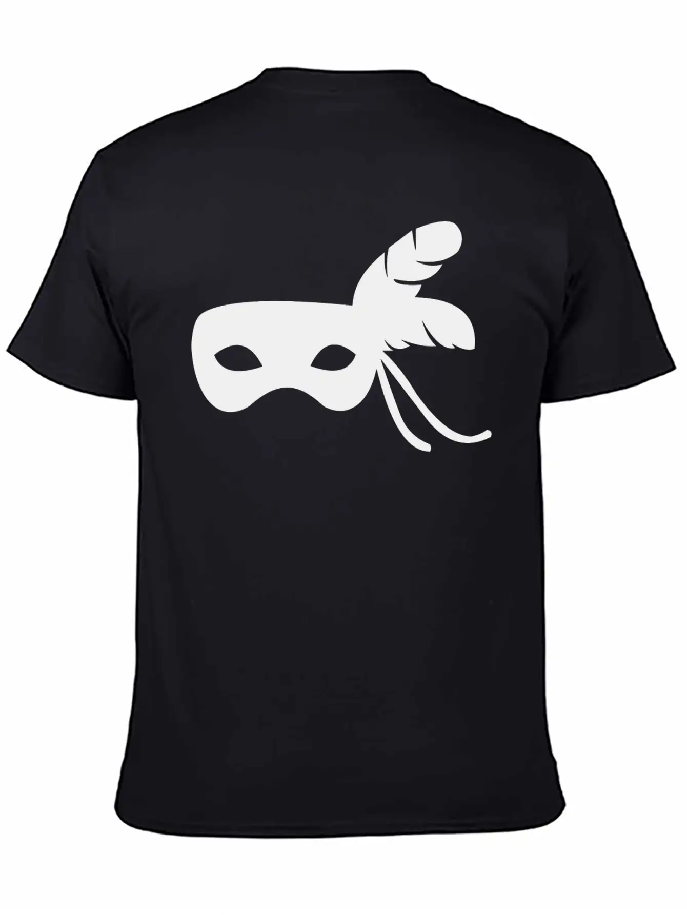 Silver Mask Unisex Short Sleeve Soft Cotton T-Shirt – Casual Everyday Wear