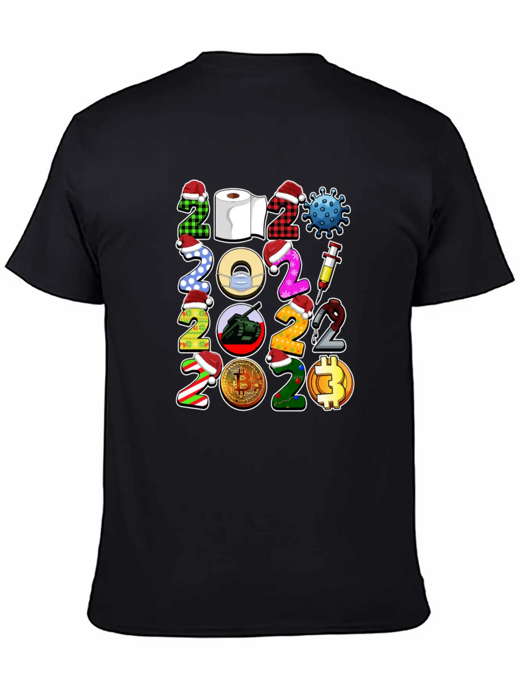Simple Cute Funny Christmas Design Bitcoin And Cry Unisex Short Sleeve Soft Cotton T-Shirt – Casual Everyday Wear