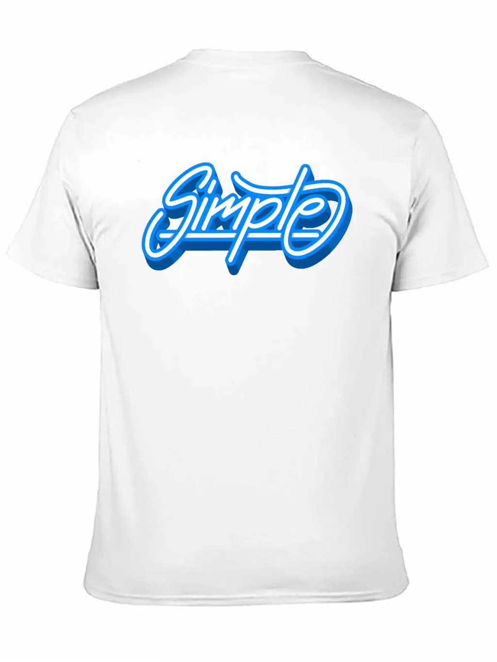 Simple Simple Font Graffiti Cool Gift Breathable Soft Cotton T-Shirt – Timeless Casual Look