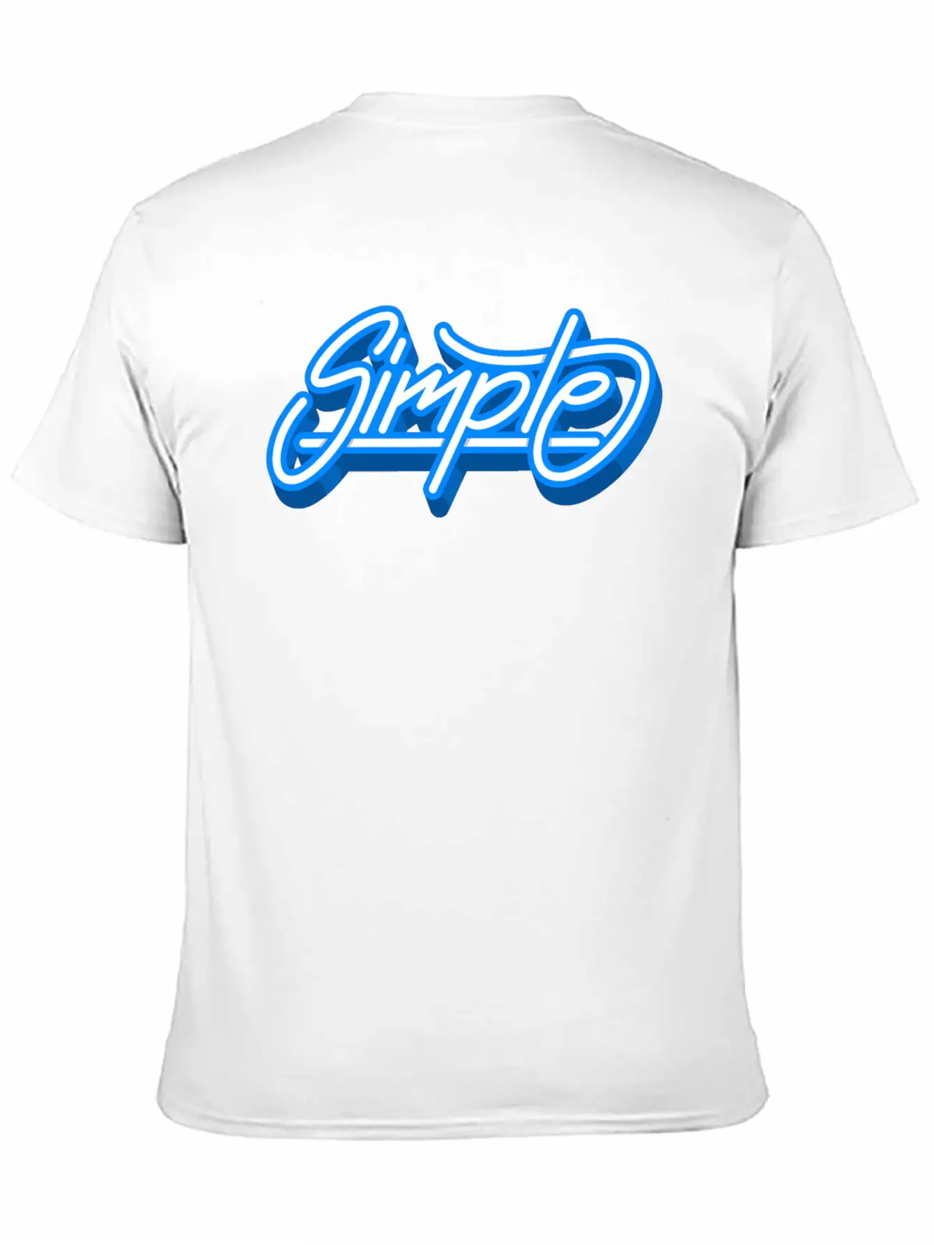 Simple Simple Font Graffiti Cool Gift Breathable Soft Cotton T-Shirt – Timeless Casual Look