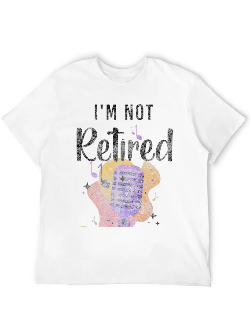 Singer Melody Choir Microphone Stylish Everyday T-Shirt – Unisex Basic Cotton Tee