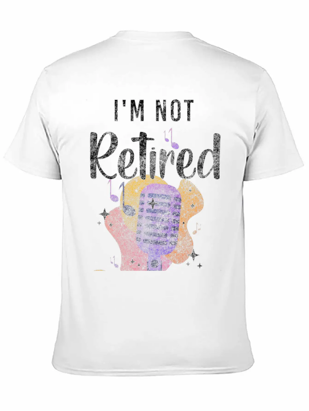 Singer Melody Choir Microphone Stylish Everyday T-Shirt – Unisex Basic Cotton Tee
