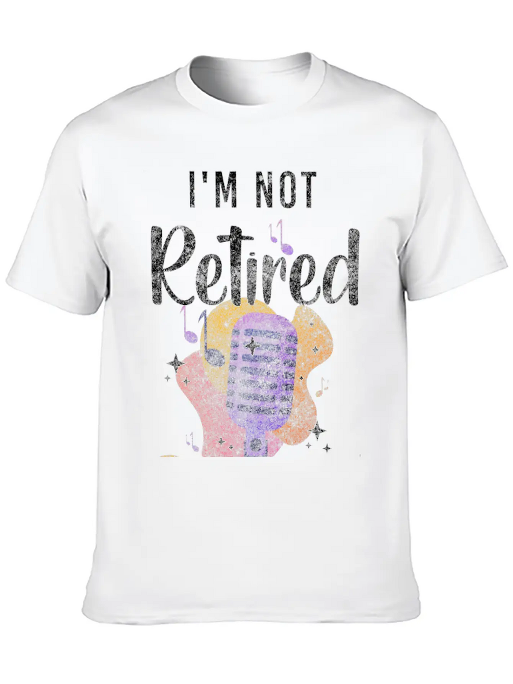 Singer Melody Choir Microphone Stylish Everyday T-Shirt – Unisex Basic Cotton Tee