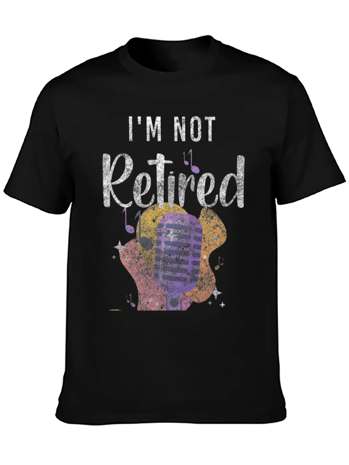 Singer Melody Choir Microphone Stylish Everyday T-Shirt – Unisex Basic Cotton Tee