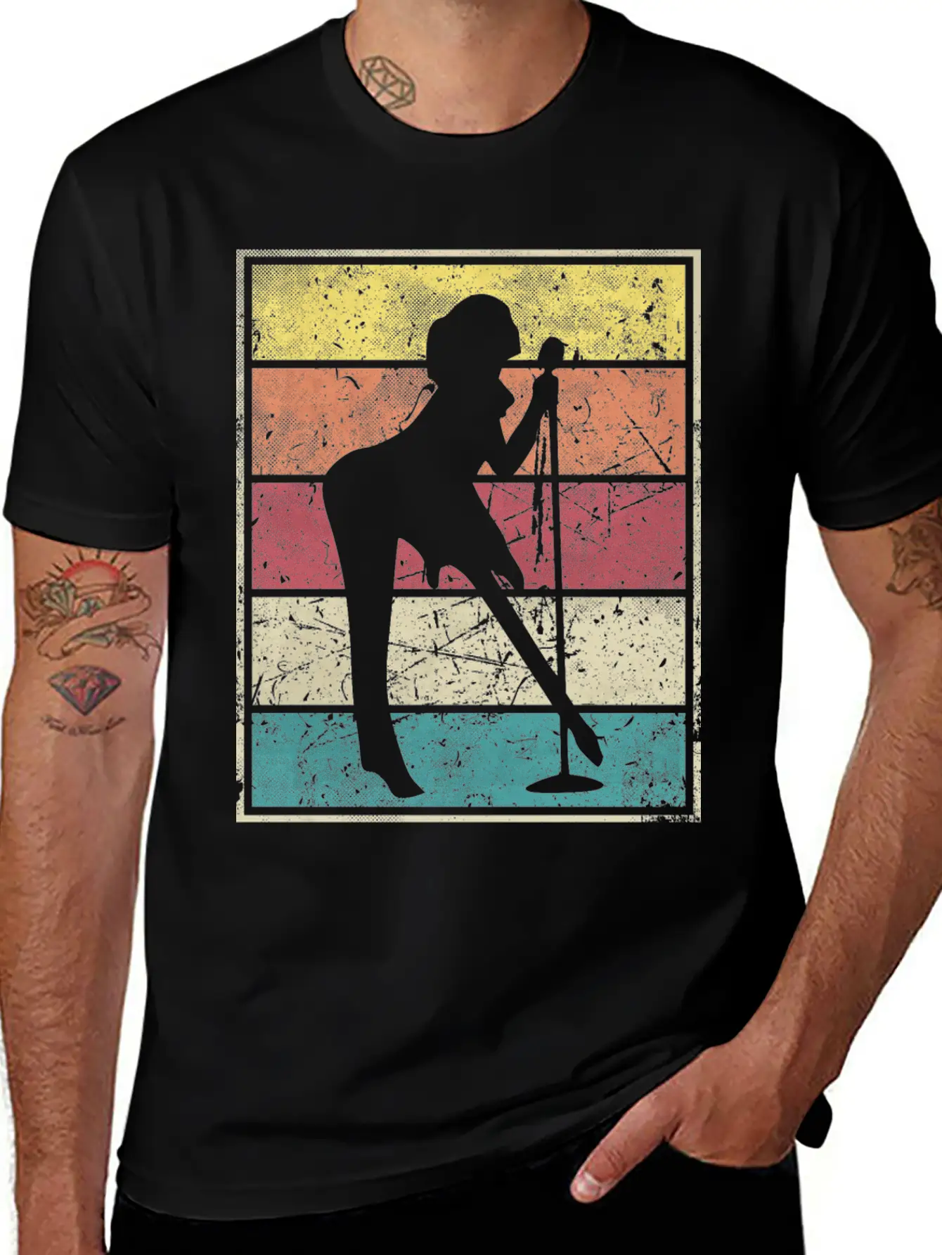 Singer Rock Girl Stylish Everyday T-Shirt – Unisex Basic Cotton Tee