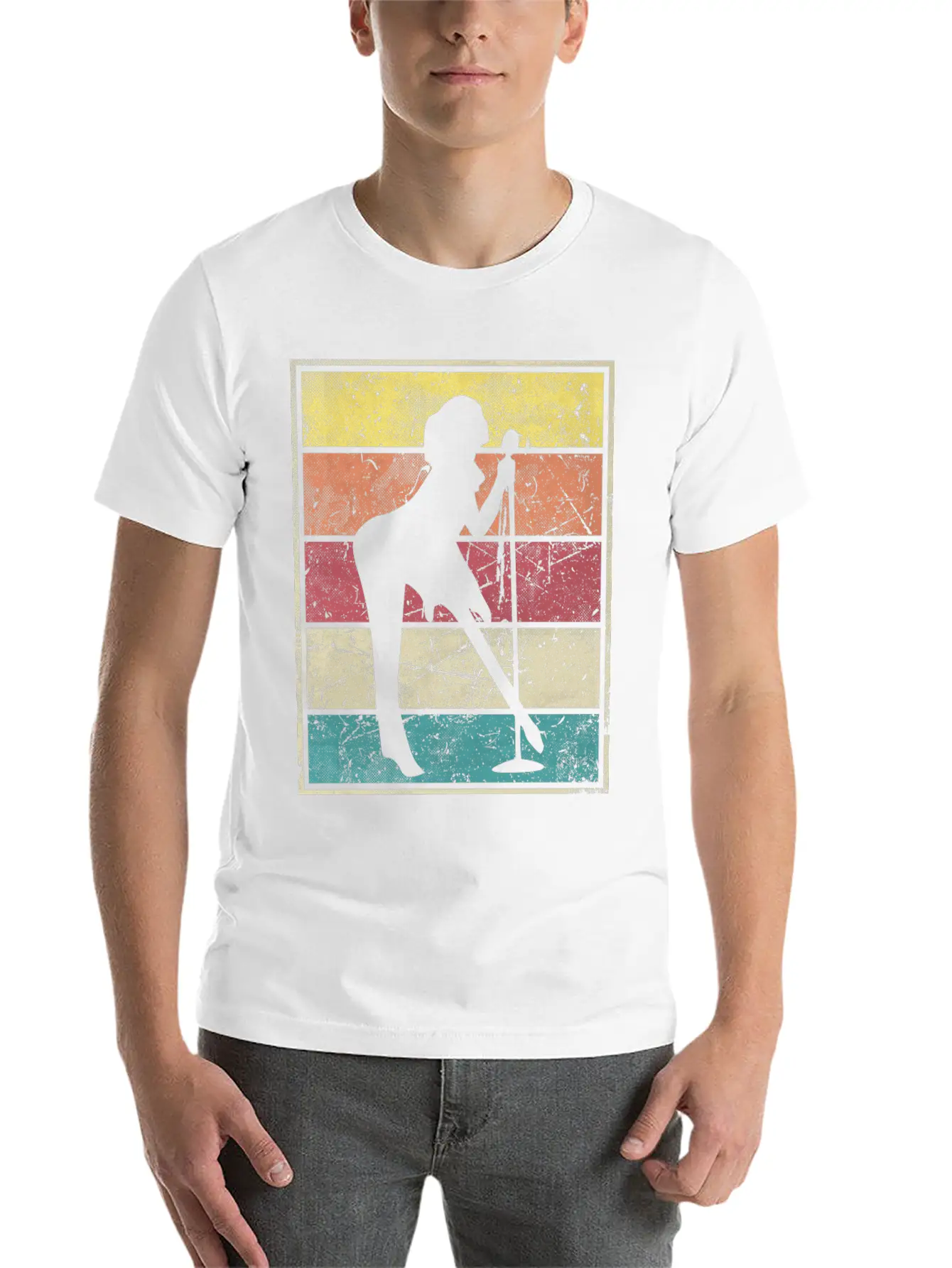 Singer Rock Girl Stylish Everyday T-Shirt – Unisex Basic Cotton Tee