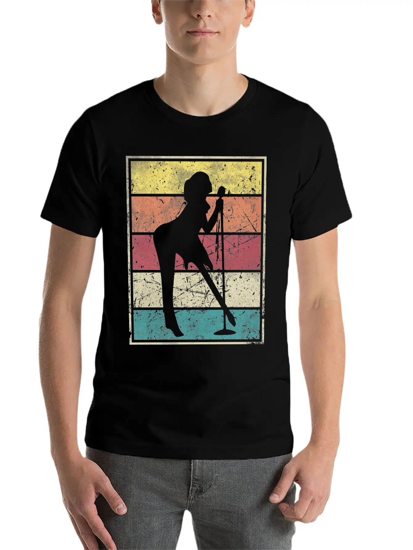 Singer Rock Girl Stylish Everyday T-Shirt – Unisex Basic Cotton Tee