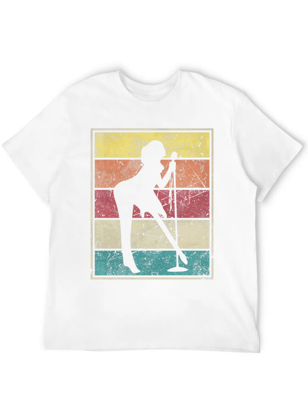 Singer Rock Girl Stylish Everyday T-Shirt – Unisex Basic Cotton Tee