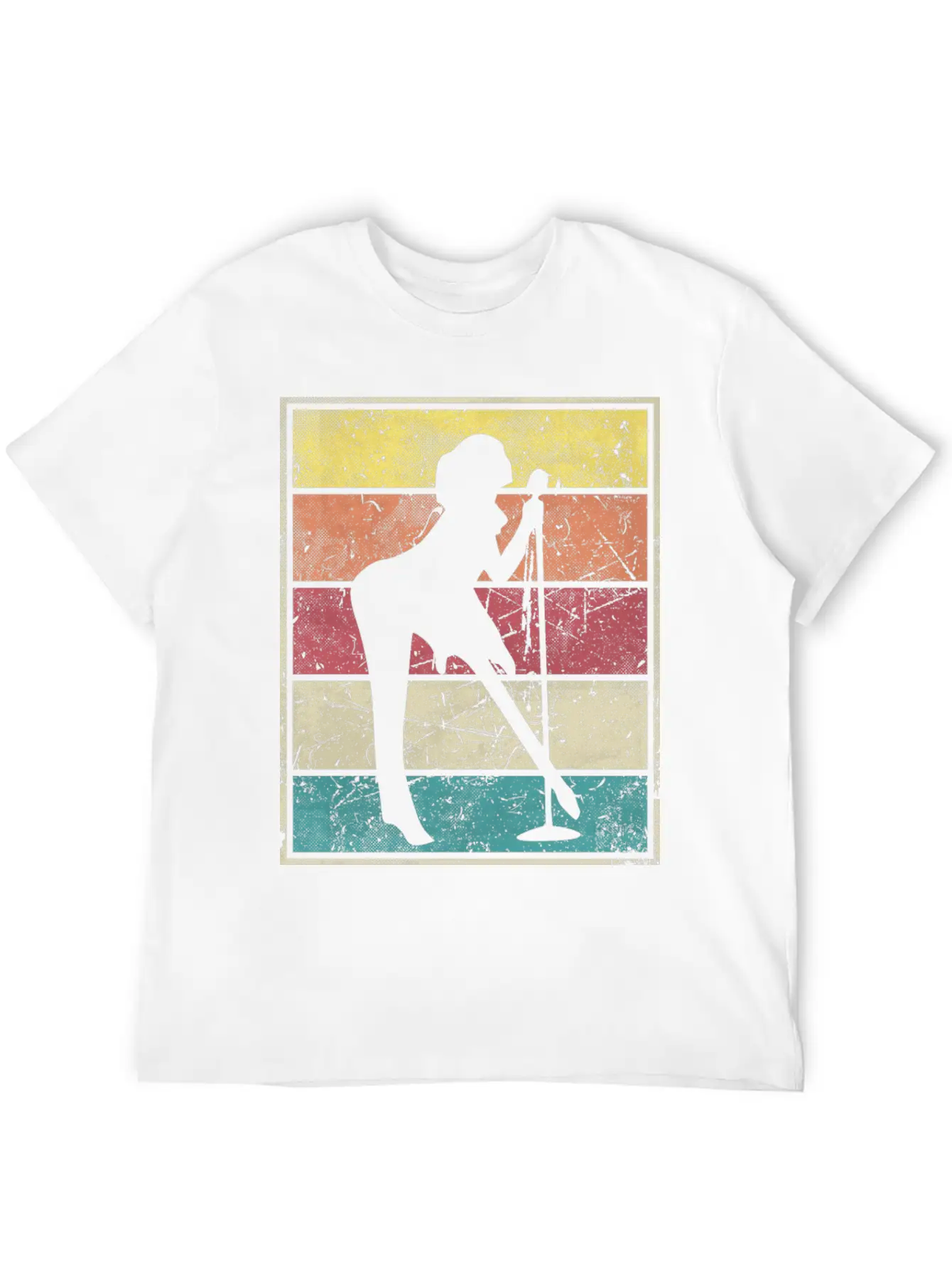 Singer Rock Girl Stylish Everyday T-Shirt – Unisex Basic Cotton Tee