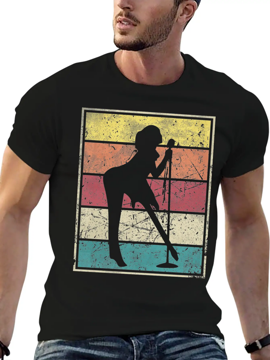 Singer Rock Girl Stylish Everyday T-Shirt – Unisex Basic Cotton Tee