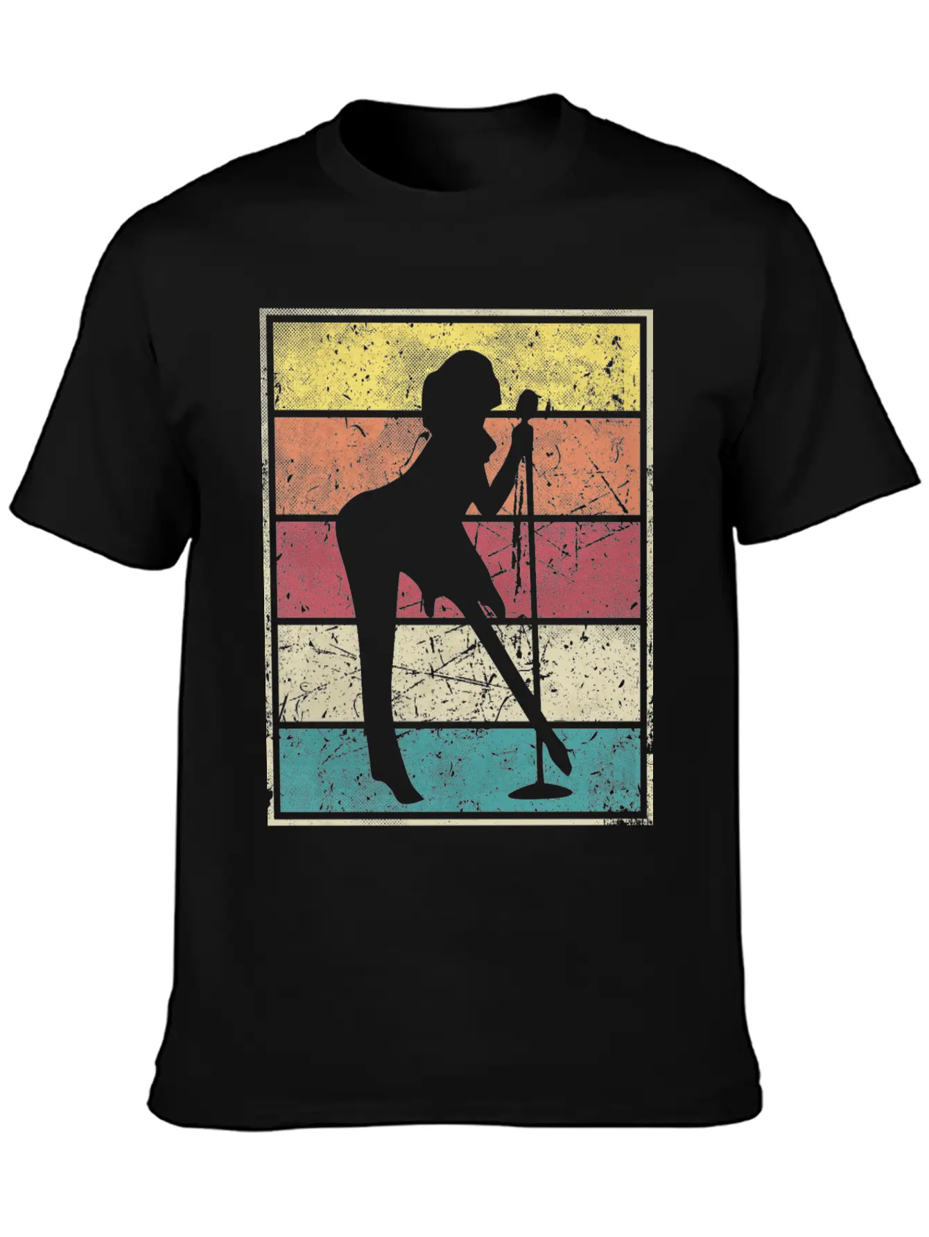 Singer Rock Girl Stylish Everyday T-Shirt – Unisex Basic Cotton Tee