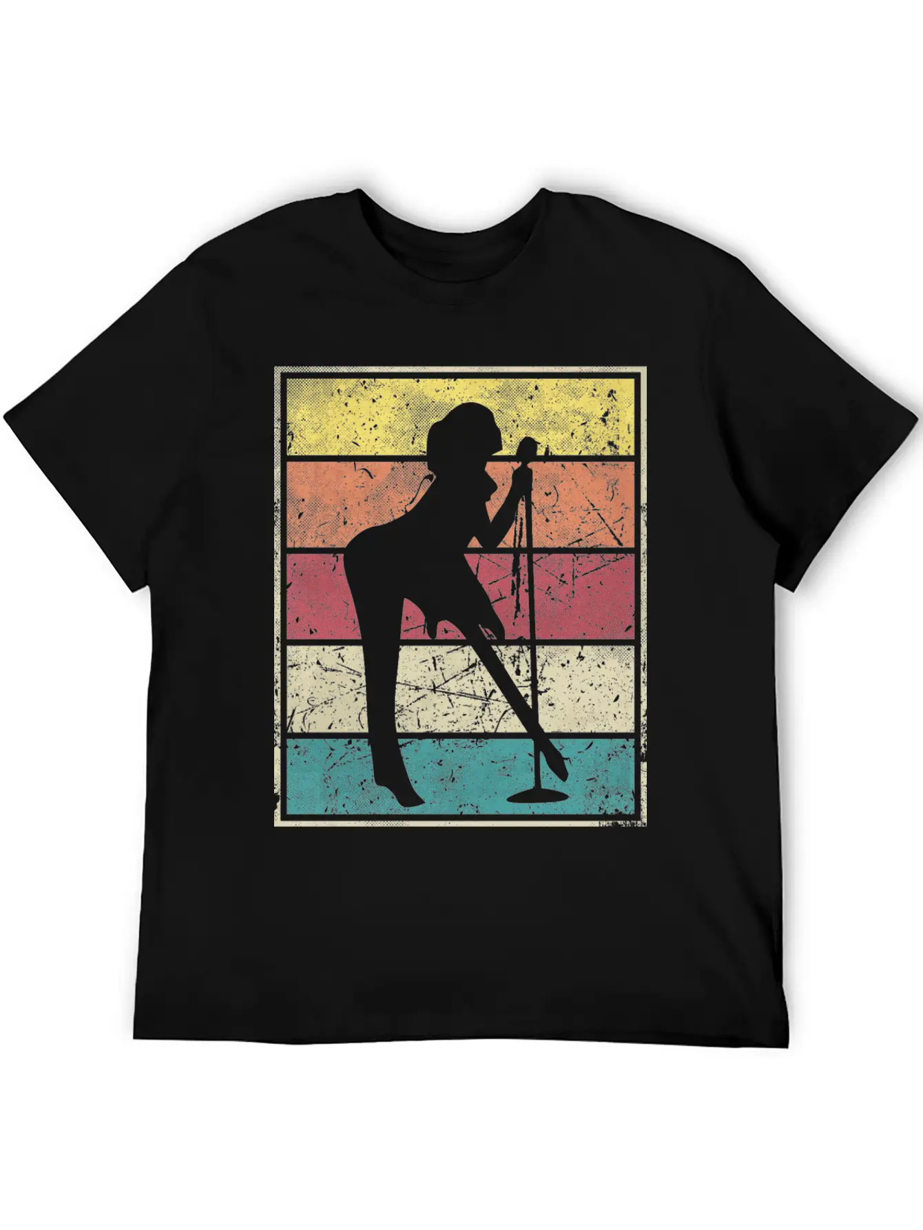 Singer Rock Girl Stylish Everyday T-Shirt – Unisex Basic Cotton Tee